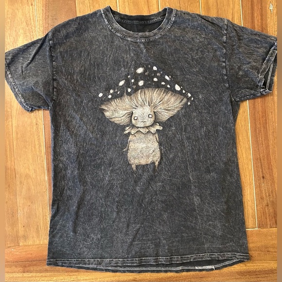 guild of calamity Tops - Mushroom creature tee shirt. Medium.